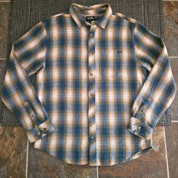 BILLABONG Coastline Mens Flannel - Picture 1 of 7